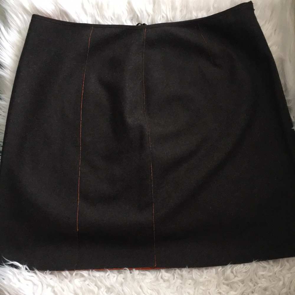 Beautiful grey designer skirt.